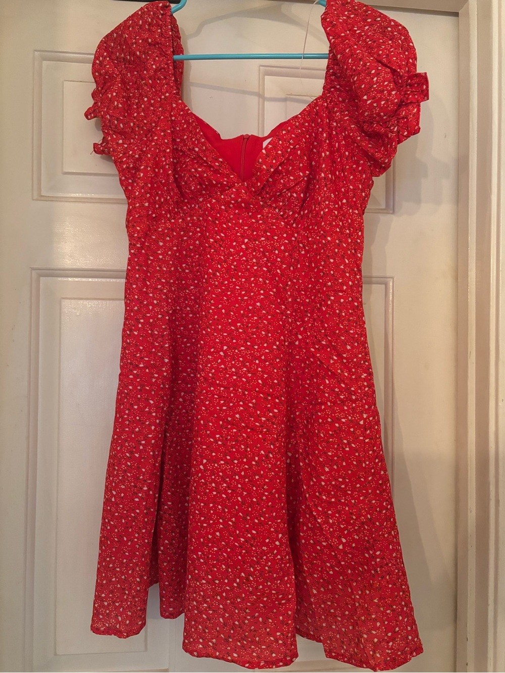 Princess Polly Red Floral Mini Dress